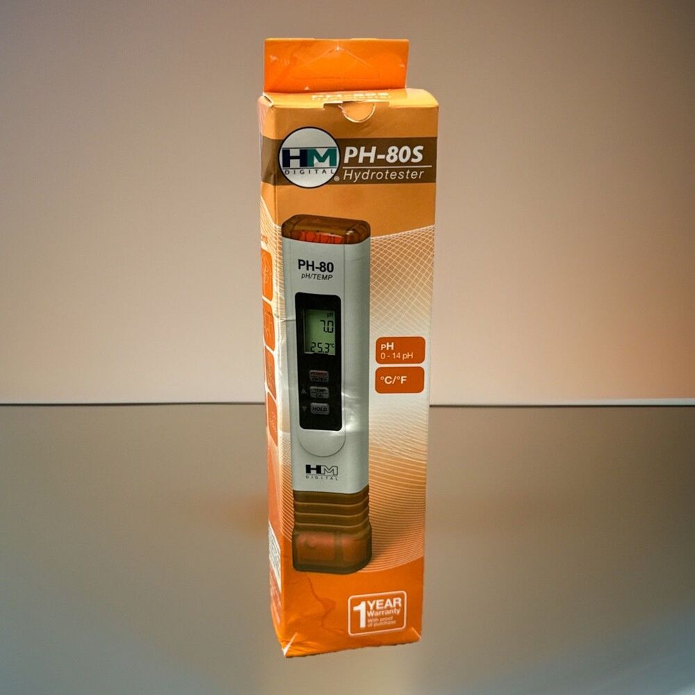 HM Digital PH Meter PH-80 Hydrotester Water Quality Tester